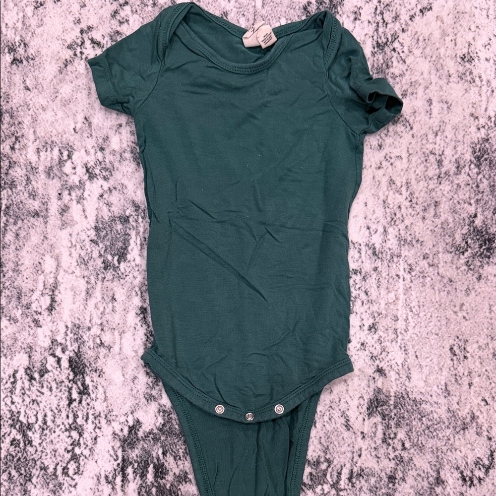 Kyte BABY Teal Short Sleeve Bodysuit